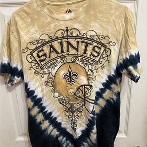Vintage New Orleans Saints Tie-Dye AOP T-Shirt